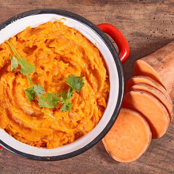 بطاطا حلوة مهروسة